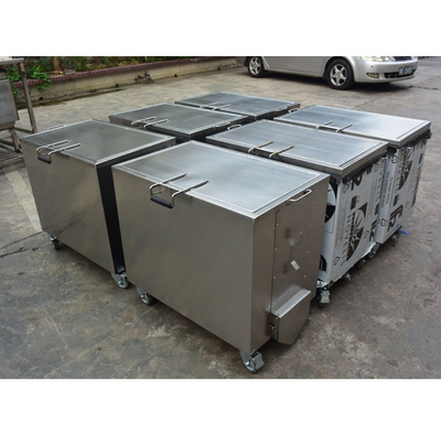 de acero inoxidables calentada empapan el utensilio comercial de la cocina del tanque que limpia y que desengrasa